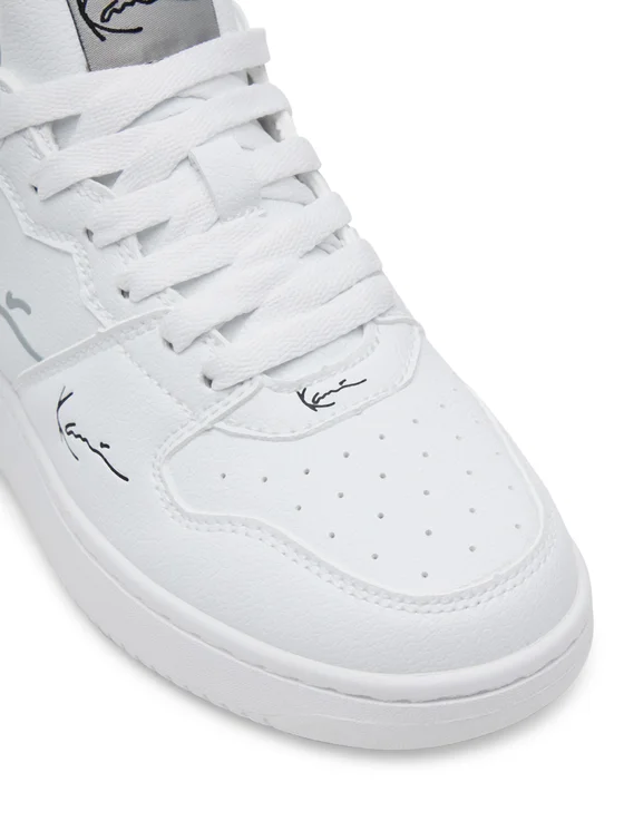 Karl Kani Shoes Kani 89 Logo GS White/Grey KKFWKGS000073 - Image 6