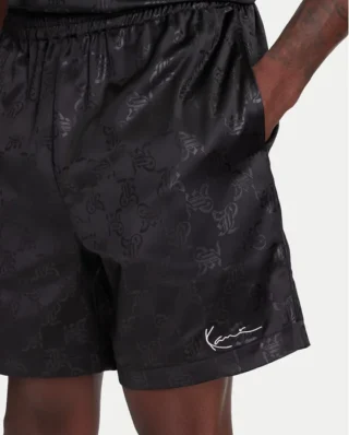 Karl Kani Signature Aop Resort Shorts Black KM252-010-1 - KARL KANI