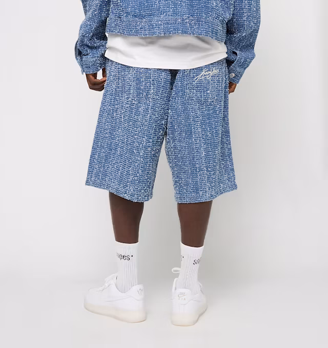 KARL KANI JEANS DISTRESSED DENIM LIGHT BLUE KM262-035-1 - KARL KANI