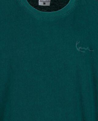 KARL KANI SIGNATURE WASHED OVERSIZED T-SHIRT GREEN KM261-016-1 - KARL KANI