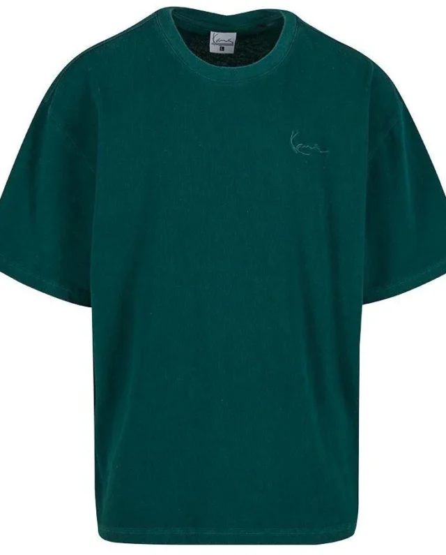 KARL KANI SIGNATURE WASHED OVERSIZED T-SHIRT GREEN KM261-016-1