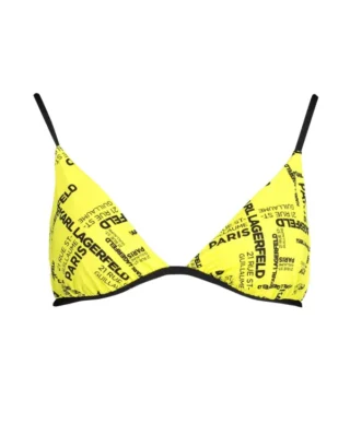 Karl Lagerfeld Beachwear Swimsuit Women Yellow Logo KL20WTP20_47920C0_GIALLOYELL - KARL LAGERFELD
