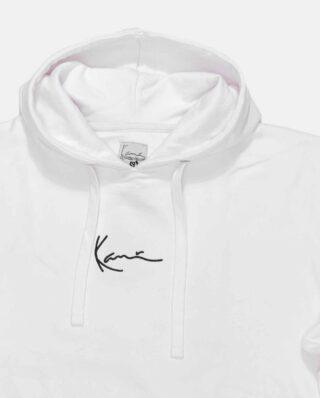  KARL KANI SMALL SIGNATURE HOODIE WHITE KKMQ12005WHT - KARL KANI
