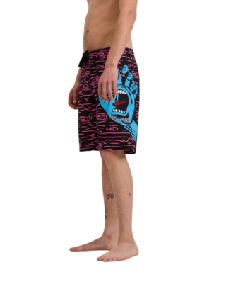 Santa Cruz Screaming Hand Boardshort Neon Wood SCA-SHR-5393