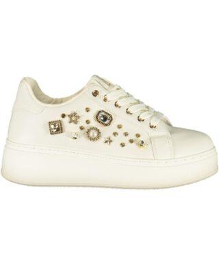 LAURA BIAGIOTTI WHITE SPORTS SHOES 9619_BIIVORY - LAURA BIAGIOTTI