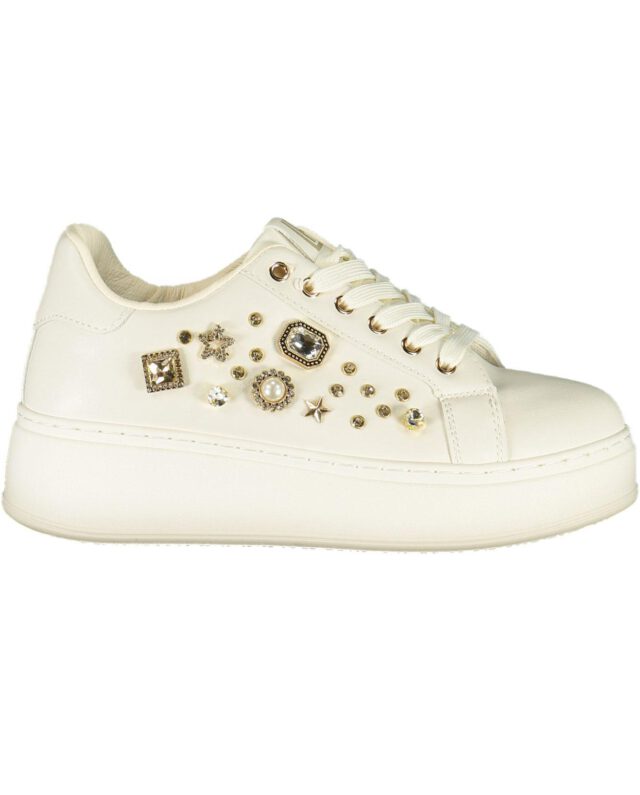 LAURA BIAGIOTTI WHITE SPORTS SHOES 9619_BIIVORY - LAURA BIAGIOTTI