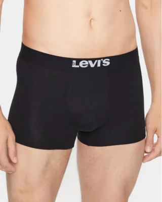 LEVIS MEN SOLID BASIC TRUNK 2-PACK BLACK 37149-0805 - LEVI'S
