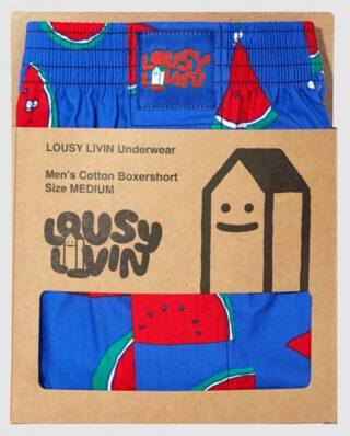 LOUSY LIVIN BOXERSHORTS MELONS BLUE - Lousy Livin