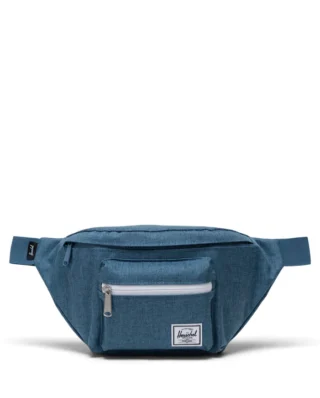 HERSCHEL SUPPLY SEVENTEEN HIP BAG 10017-05727 COPEN BLUE CROSSHATCH 6.5″(H) x 13″(W) x 3.5″(D), 3.5L - HERSCHEL