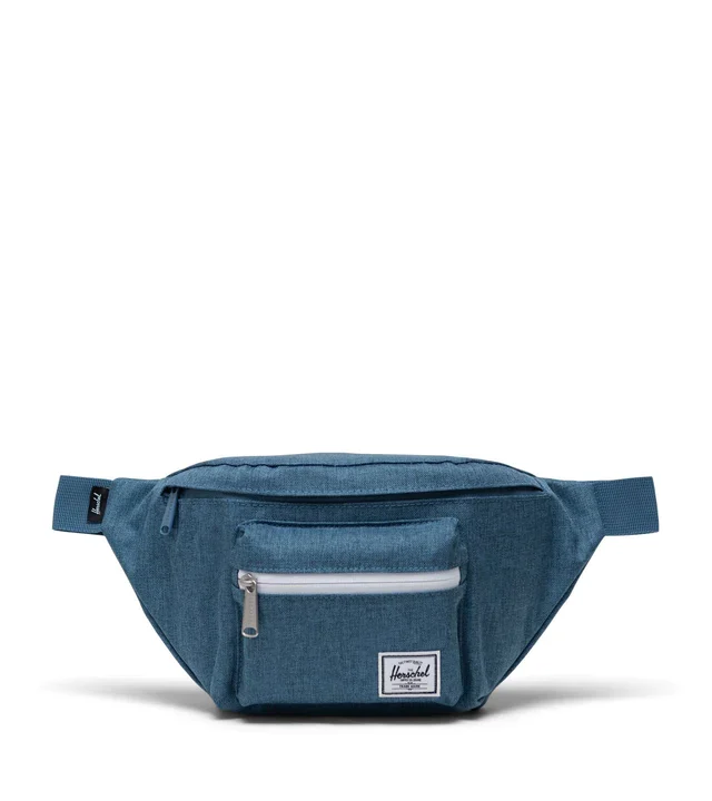 HERSCHEL SUPPLY SEVENTEEN HIP BAG 10017-05727 COPEN BLUE CROSSHATCH 6.5″(H) x 13″(W) x 3.5″(D), 3.5L - HERSCHEL