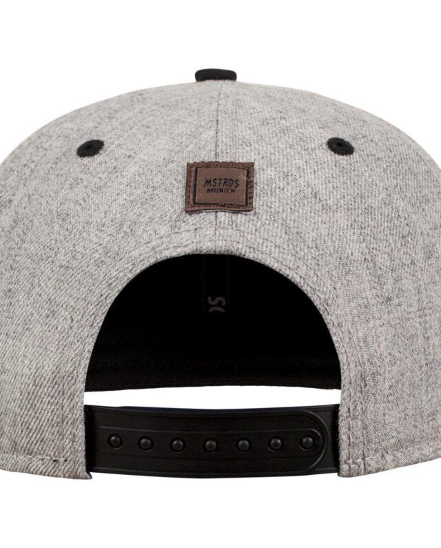 md10532bhg__2 MSTRDS SNAPBACK CAP J LETTER GREY - MSTRDS