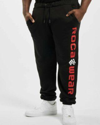 ROCAWEAR BASIC FLEECE PANTS BLACK/RED - Rocawear