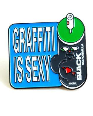 montana-cans-enamel-pins-graffiti-is MONTANA CANS PIN GRAFFITI IS SEXY 41 × 40.9 mm. - Montana
