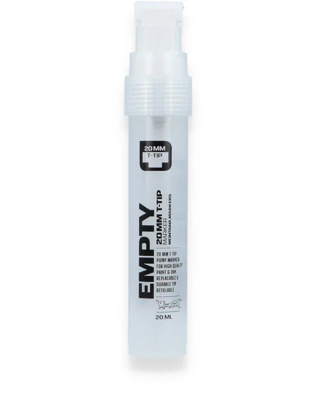 MONTANA EMPTY MARKER 20MM T-TIP