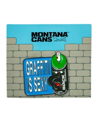 MONTANA CANS PIN GRAFFITI IS SEXY 41 × 40.9 mm. - Montana