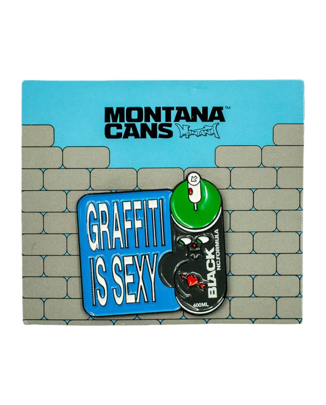 MONTANA CANS PIN GRAFFITI IS SEXY 41 × 40.9 mm. - Montana