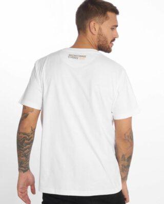 MONTANA T-SHIRT TYPO+LOGO WHITE - Montana