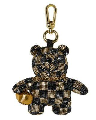 SPRAYGROUND GOLD AND DANGEROUS BEAR KEYCHAIN K8350 7,5 x 3,8 x 9 cm