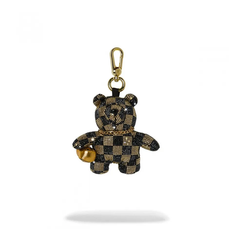 SPRAYGROUND GOLD AND DANGEROUS BEAR KEYCHAIN K8350 7,5 x 3,8 x 9 cm - Image 3