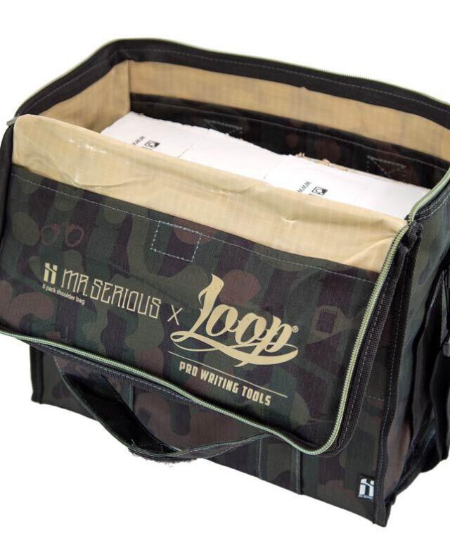 Mr. Serious x Loopcolors Shoulder Bag 8 Pack Camouflage 31 x 26.5 x 16.5 cm