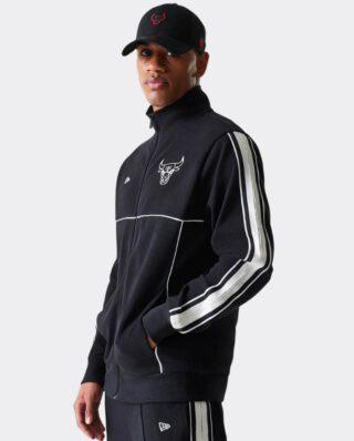 New Era Chicago Bulls NBA Outline Black Track Jacket 60684341