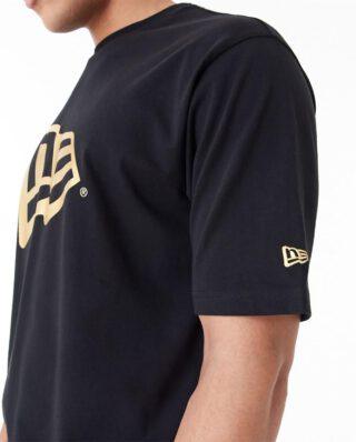 New Era Flag Black Oversized T-Shirt Black 60435390 - NEW ERA