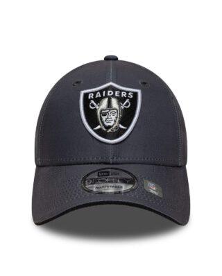 New Era NFL Microfiber Sneaker 9Forty Las Vegas Raiders Anthracite Grey Cap 60771845 - NEW ERA