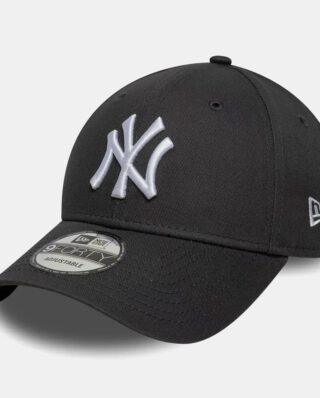 New Era New York Yankees MLB League Essential Charcoal 9FORTY Cap 60771707