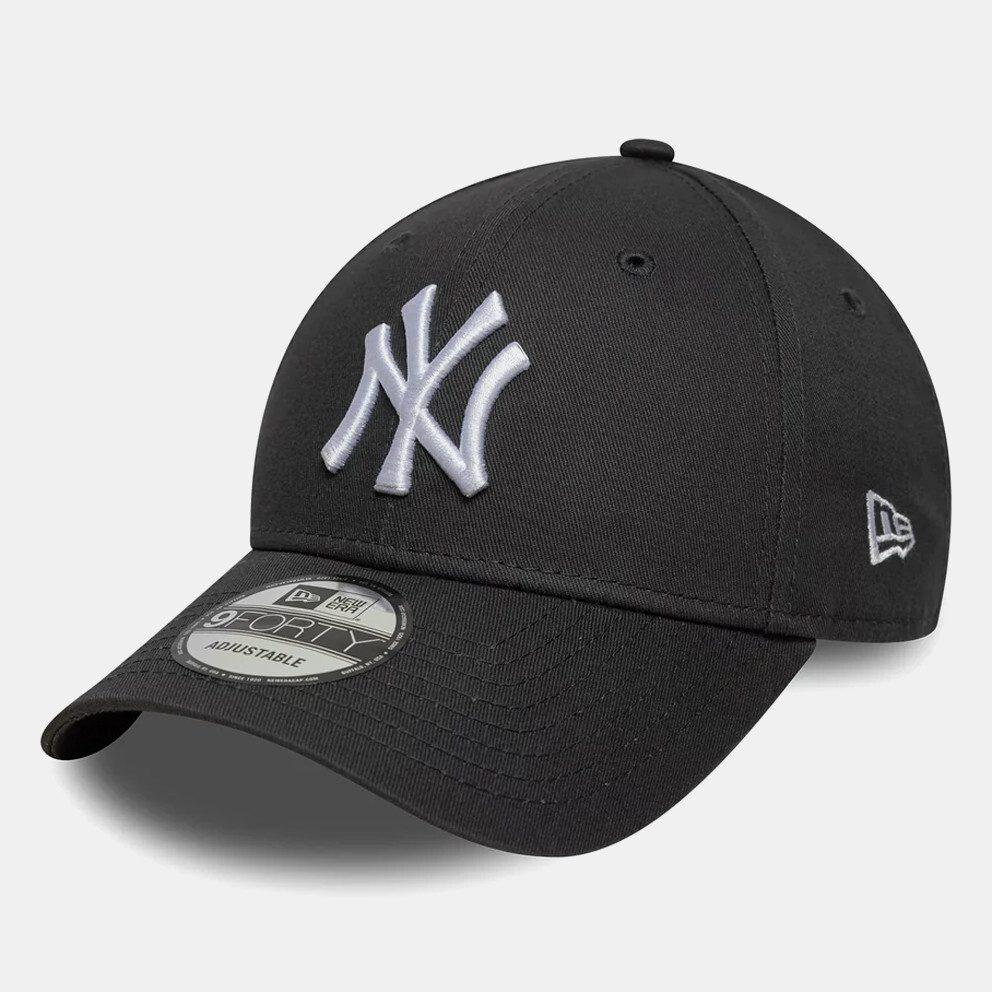 New Era New York Yankees MLB League Essential Charcoal 9FORTY Cap 60771707