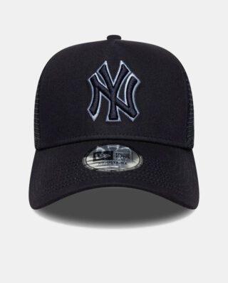 new-era-m-outline-ef-trucker-neyyan-nvysfb-1 New Era New York Yankees Outline 9FORTY E-Frame Trucker Adjustable Cap 60771717 - NEW ERA