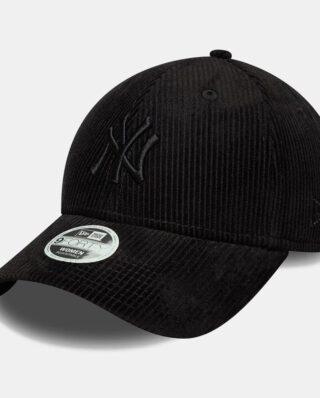 NEW ERA New York Yankees Womens MLB Cord Black 9FORTY Adjustable Cap 60691365 - NEW ERA