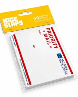 NICE SLAPS Standard Sticker Priority Mail Red, Large 50pcs 10.5 × 14.8 cm - Nice Slaps