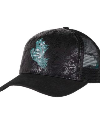 Santa Cruz Scourge Hand Meshback Black SCA-CAP-9577 - SANTA CRUZ