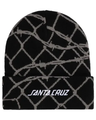 Santa Cruz Spot Chain Beanie Black SCA-BNE-9572 - SANTA CRUZ