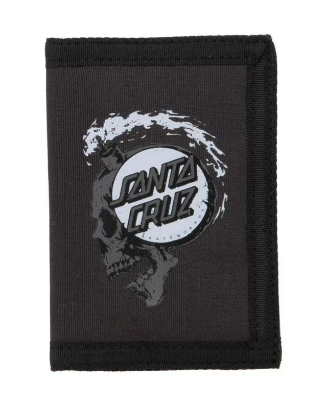 SANTA CRUZ SHORT FUSE WALLET BLACK 8 x 12 x 4 cm O/S SCA-MNY-0161 - SANTA CRUZ