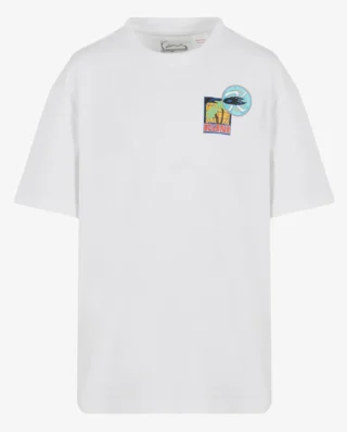 KARL KANI KIDS KANI PATCHES T-SHIRT JUNIOR WHITE KC252-003-2 - KARL KANI