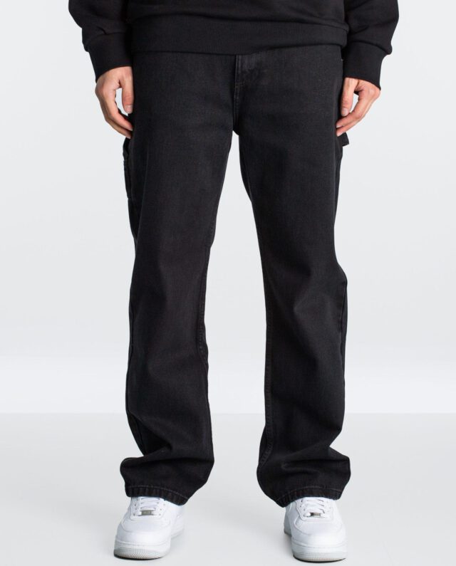 PEGADOR DRATO BAGGY WORKWEAR JEANS WASHED BLACK 4400-002-M-GR - PEGADOR