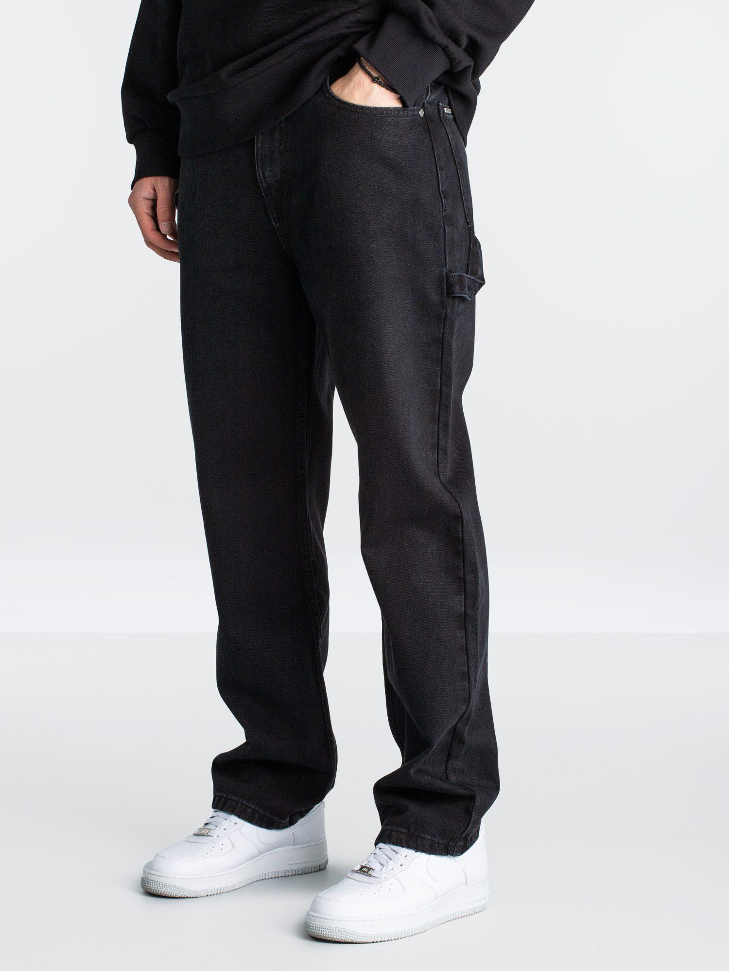 PEGADOR DRATO BAGGY WORKWEAR JEANS WASHED BLACK 4400-002-M-GR - PEGADOR