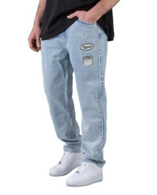 PEGADOR VANNESS BAGGY JEANS WASHED BLUE PGDR-2328-012-M-GR - PEGADOR