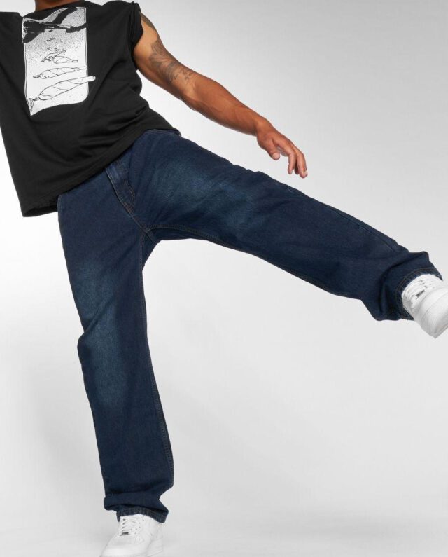 DANGEROUS DNGRS LOOSE FIT JEANS BROTHER DARK BLUE - Dangerous DNGRS