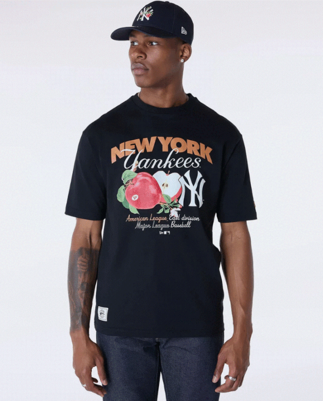 New Era New York Yankees MLB Fruit Black T-Shirt 60596316