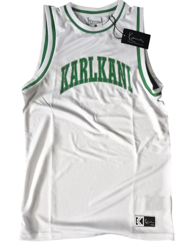 KARL KANI SPORT COLLEGE MESH BASKETBALL WHITE KM262-026-1
