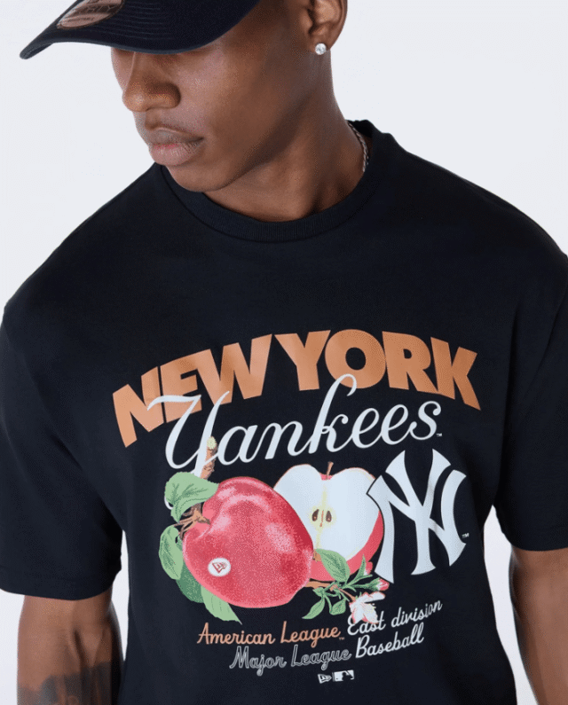 New Era New York Yankees MLB Fruit Black T-Shirt 60596316 - NEW ERA