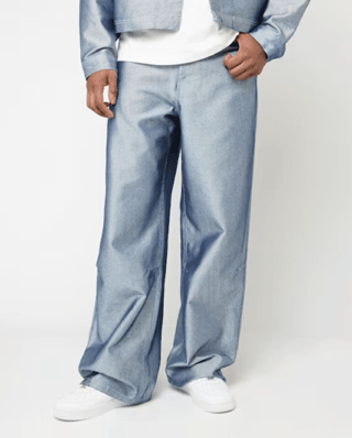 KARL KANI OG SILVER RELAXED BAGGY JEANS GREY KM261-011-1 - KARL KANI