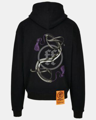 Forgotten Faces Endless Ultra Heavy Cotton Box Oversized Hoodie Black FOF0101-00007 - FORGOTTEN FACES