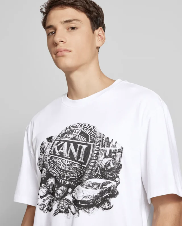 Karl Kani Icy Watch Tee White KM244-022-1 - KARL KANI