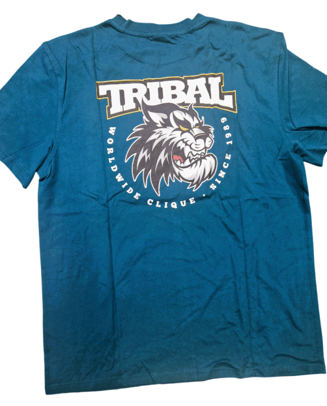 Tribal Gear Fisek Tiger T-shirt Dark Teal TR3043-411 - Tribal