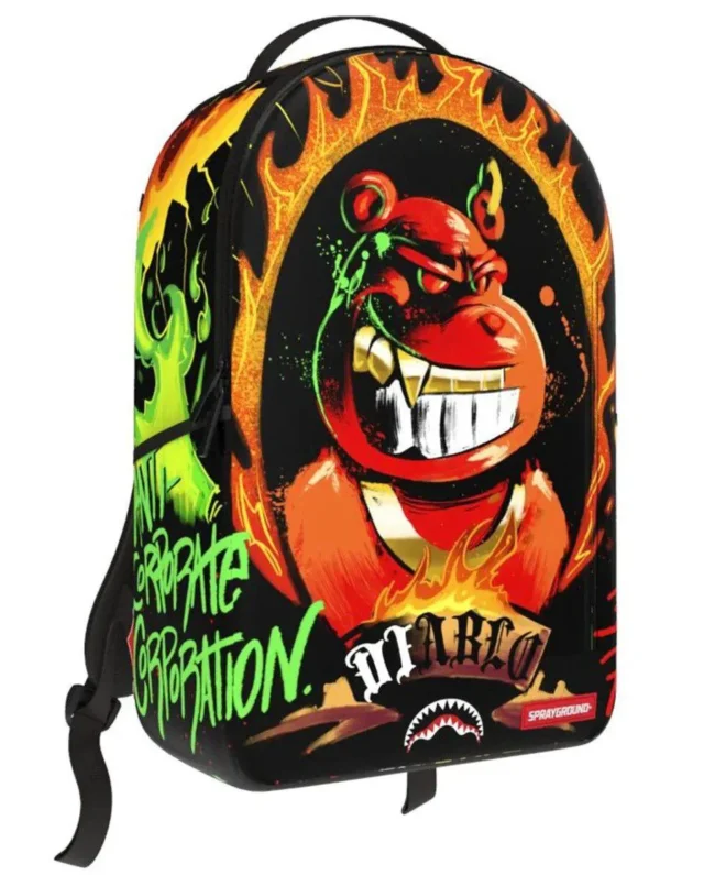 SPRAYGROUND DIABLO BURNING BILLION DIABLO BILL BACKPACK B8618 46 x 15 x 29 cm - SPRAYGROUND