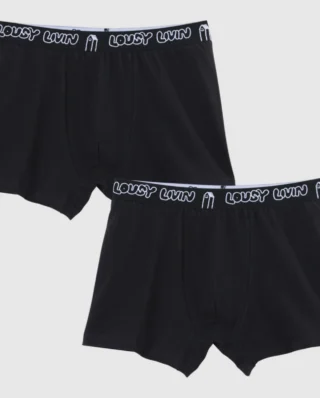 Lousy Livin LUUWTRU2P Trunks 2 Pack Black - Lousy Livin