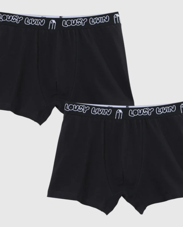 Lousy Livin LUUWTRU2P Trunks 2 Pack Black - Lousy Livin